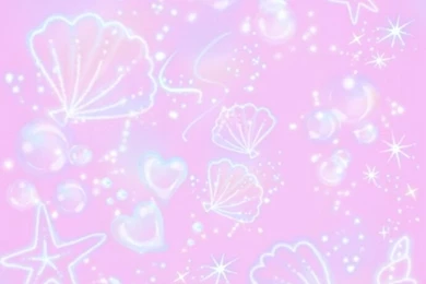 Mintys socks:Made Myself A Cute Pink Mermaid Seashell Backgrounds ...