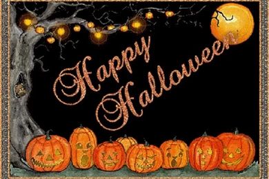 Beautiful Happy Halloween Wallpapers Greeting Card