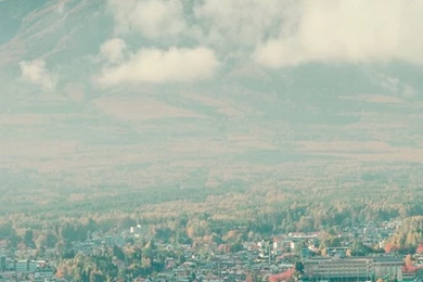 Download Mount Fuji Japan City iPhone 6 Wallpapers