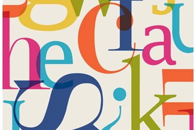 Buy Fine Decor Fonts Alphabet Letters Wallpapers Orange / Green / Brown