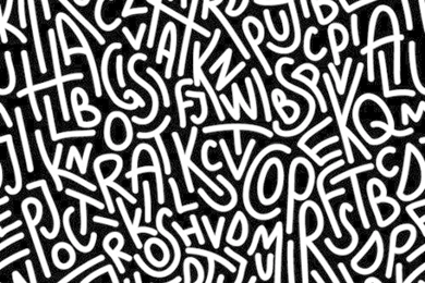 Alphabet Soup Removable Wallpapers