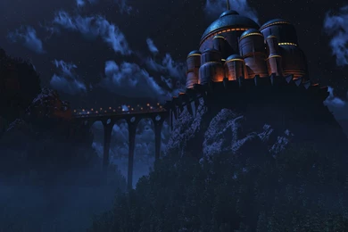 Computer 3D Scenery Widescreen Wallpaper: The Cast － Landscape ...