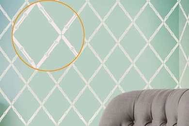 Bamboo Sticks Wall Stencil Modern Designer Pattern Decor On Storenvy