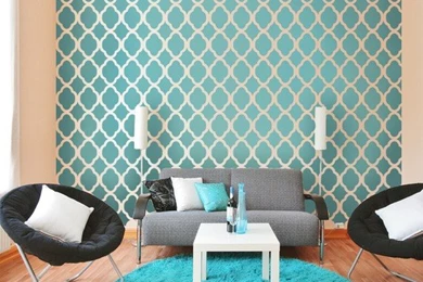 Diy Wall Stencil Patterns   Interior Decor Picture