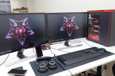 Ed's EPIC Desk Setup Tour Jan 2015 YouTube