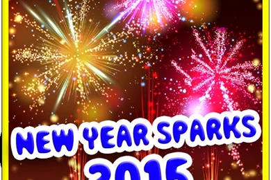 New Year Sparks 2015 Livewallpapers
