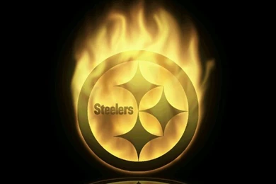 Steelers Logo Fire