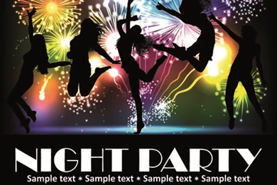 Beach Party Backgrounds Vector 05   Vector Backgrounds Free Download