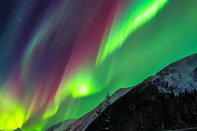 Iphone Sky Night Northern Lights Wallpaper Backgrounds Aurora ...