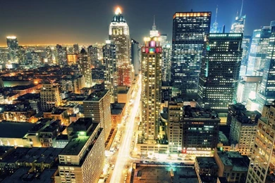 New York City At Night Wallpapers Wallsus.com