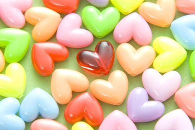 Candy Hearts Wallpapers
