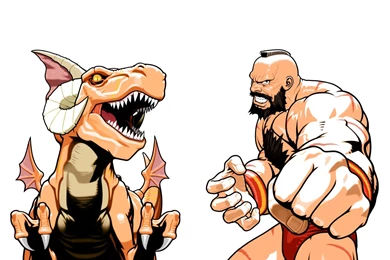 Hauzer Vs. Zangief Hyper Combo Wallpaper!