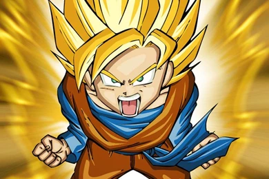 DRAGON BALL Z WALLPAPERS: Goten Super Saiyen