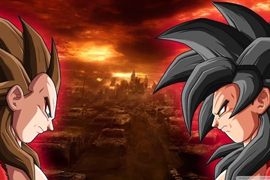 SuperHD.pics: Son Goku Super Saiyan 4 Vegeta Goku Vs Vegeta ...