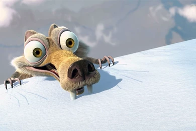 Real Ice Age Squirrel Wallpaper.