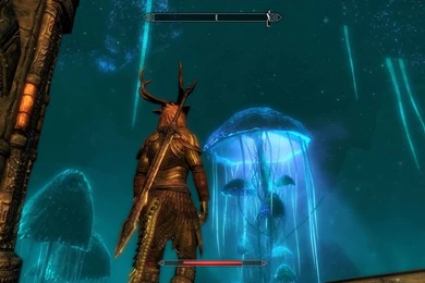 Skyrim   Neon Blue Mushroom!   Argonians Picture