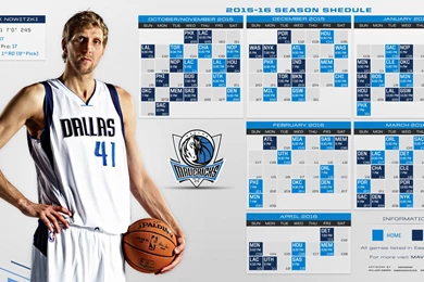 Dallas Mavericks 2015 2016 Schedule Wallpapers