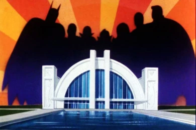 My Free Wallpapers   Comics Wallpapers : Superfriends   Hall Of Justice