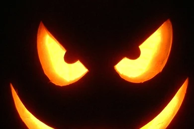 Evil Pumpkin Glowing Halloween Android Wallpapers Free Download