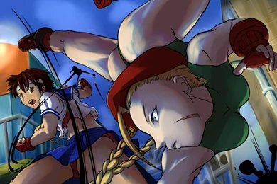 Street Fighter Sakura Cammy
