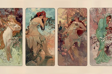 Alfons Mucha   Seasons   Imgur