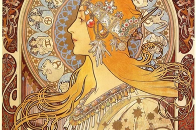 Zodiac   Alphonse Mucha Paintings Wallpapers Image