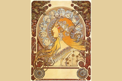 Alphonse Mucha Wallpaper, Art Painting Wallpapers