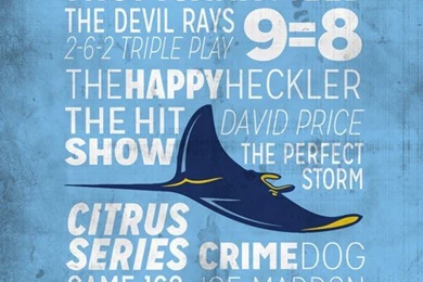MLB 2015 Tampa Bay Rays Print   Baseball Poster: I Have These ...