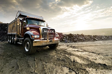 2002 Mack Granite 6x4 Dump Truck Semi Tractor Construction ...