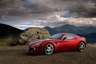 Alfa Romeo 8C Competizione Mountain Shot Desktop Wallpapers ...