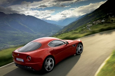 Desktop Wallpapers · Motors · Cars · Alfa Romeo 8C