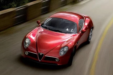 Alfa Romeo 8c Black
