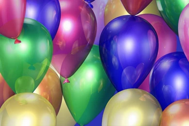 3D Birthday Balloon Backgrounds Wallpapers