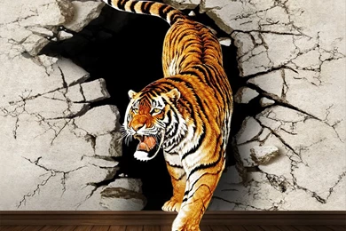 Popular Wallpapers Tiger Buy Cheap Wallpapers Tiger Lots From China ...