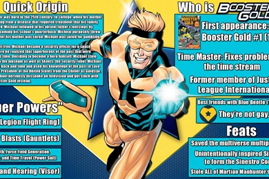 I Made A Little Infographic On My Favorite Hero, Booster Gold ...