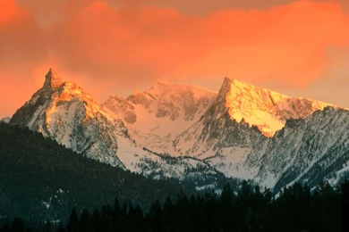 Trapper Peak Montana   Wallpaper.