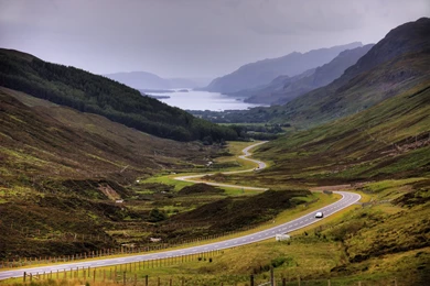 Mountains: Scotland Scottish Highlands Lakes Lochs Loch Maree ...