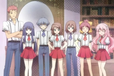 Main Characters   Baka To Test To Shoukanjuu Wallpapers