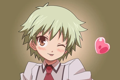 Baka To Test Shoukanjuu Kudou Aiko Blush Green