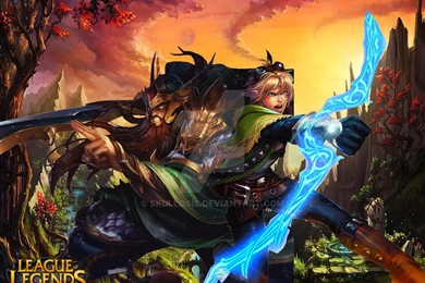 Tryndamere And Ezreal Wallpaper. By Skullosis On DeviantArt