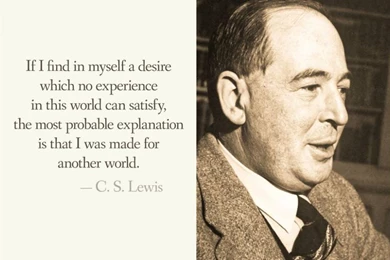 C. S. Lewis Quote (wallpaper)