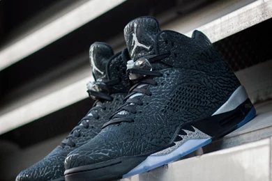 Weekly Wallpaper: Air Jordan 5 "3Lab5" Black/Metallic Silver ...