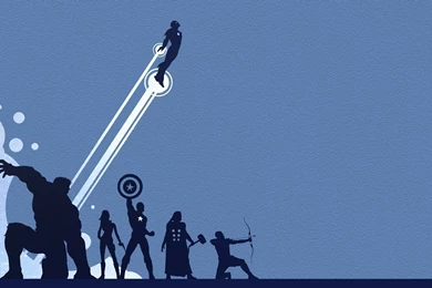 The avengers silhouette minimalistic hd wallpaper 1920x1200 6246 ...