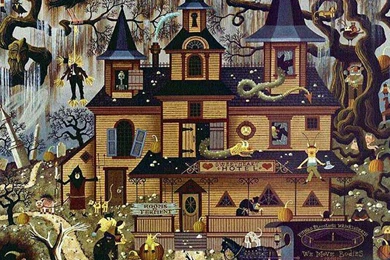 Charles Wysocki Sweetheart Hotel Wallpapers   (