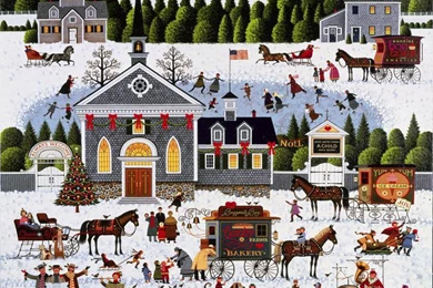 CHARLES WYSOCKI Artist American Nostalgic Art