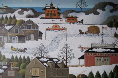 1986 Hickoryhaven Canal S/N Print By Charles Wysocki From ...