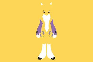 DeviantArt: More Like Renamon Minimalist Wallpapers By WillC B
