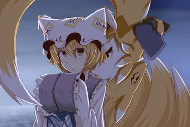 Blondes Renamon Video Games Touhou Dress Yellow Eyes Yakumo Ran ...
