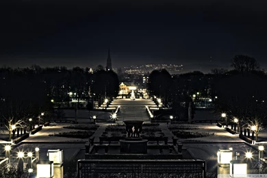 City Winter Night HD Widescreen Wallpapers   HD Wallpapers Source ...