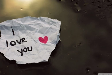 I Love You Message HD Desktop Wallpapers : High Definition ...
